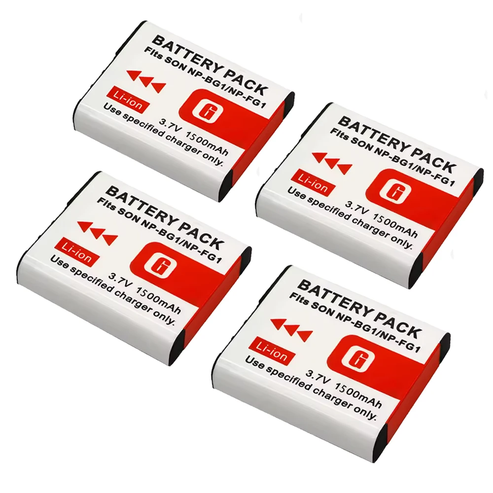 

1200mAh NP-BG1 NP-FG1 NPBG1 Rechargeable Li-ion Digital Camera Battery For Sony DSC H3 H5 H7 W70 W80 WX1 NP BG1 FG1 Battery