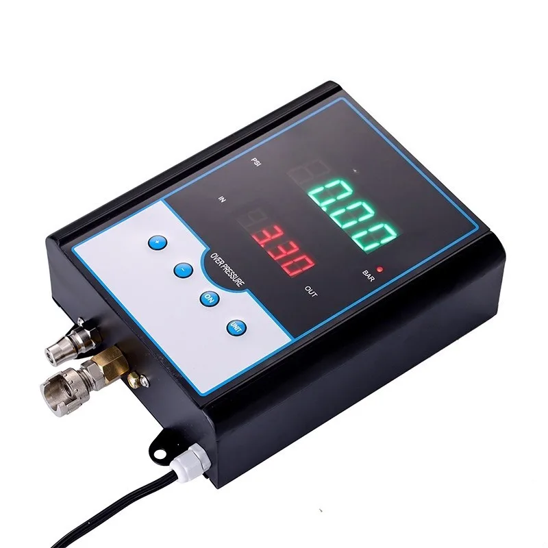 Fully automatic inflator, car tire inflator, preset full self-stop inflator