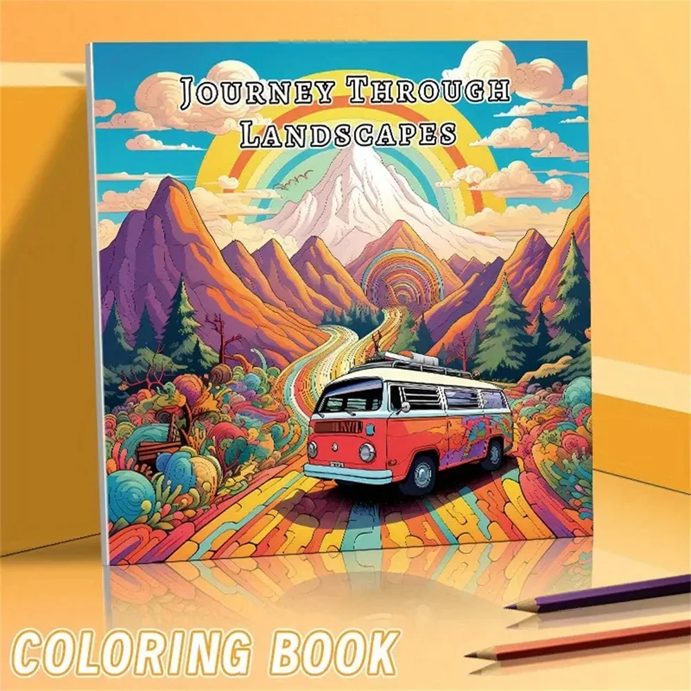 Imagem -01 - Arte Coloring Book Páginas Duplas Aliviar o Stress Kill Time Graffiti Painting Drawing Book Birthday Party Gift Original 20 Páginas arte coloring book paginas duplas aliviar o stress kill time graffiti painting drawing book birthday party gift original 20 paginas 01