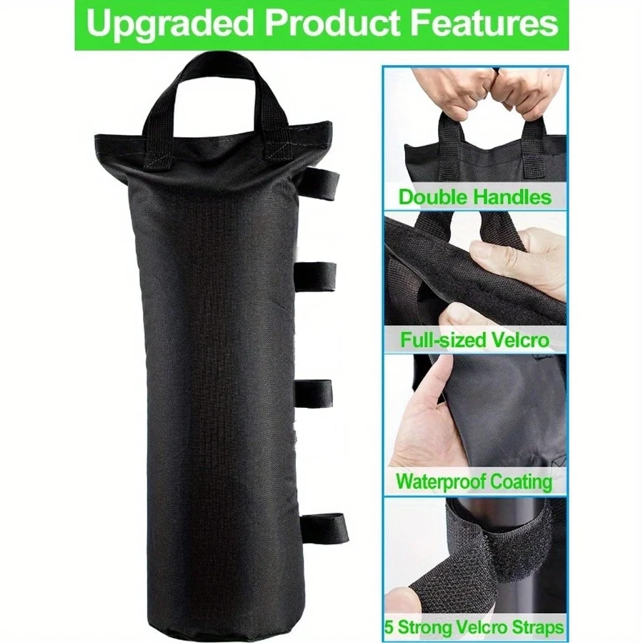 Sacos de peso resistentes do dossel-à prova de vento, portáteis, correias seguras para toldos ao ar livre, barracas pop-up e dossel de coleta