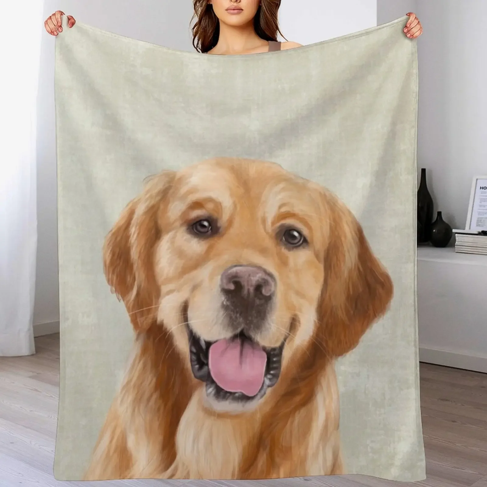 

Mr Golden Retriever Throw Blanket warm for winter Luxury Luxury St Blankets For Sofas Blankets