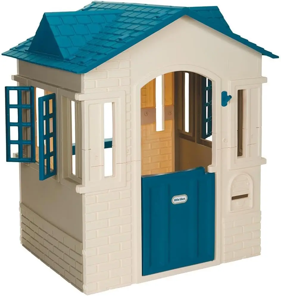 

Cape Cottage Playhouse - Blue Large,customizable