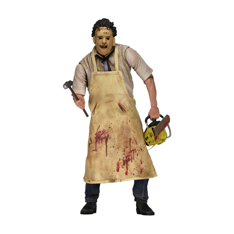 20cm NECA Texas motosierra asesino cara de cuero Leatherface edición del 40 aniversario figura de acción colección regalo