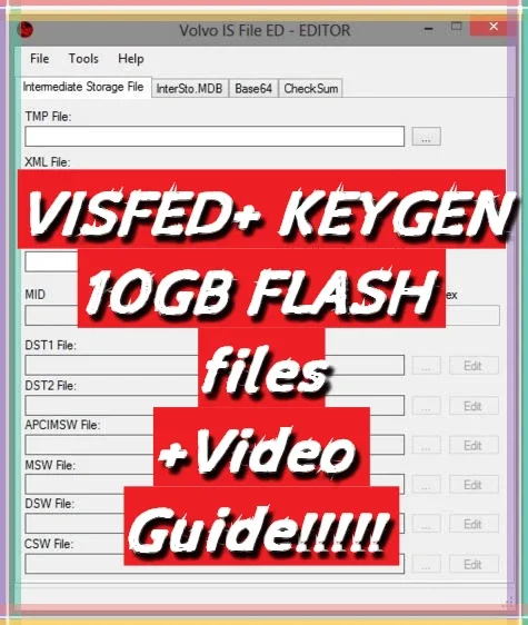 VISFED 0.3.2 INTERMEDIATE STORAGE FILE ENCRYPTOR/DECRYPTOR (EDITOR)  + Unlocked Keygen+video Guide