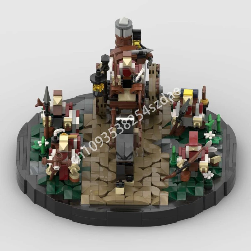 1123ピース MOC 軍事ショーへの途中 城の組み立てブロック ティーンエイジャー向け 建設 宇宙想像力アップ クリスマスおもちゃ ギフト