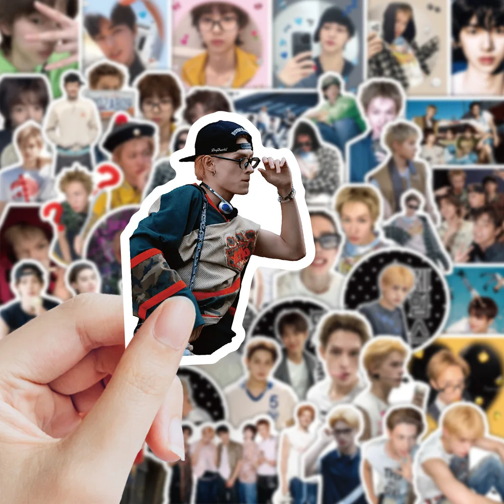 10/70 قطعة Kpop المعبود ملصق كورتيس الكورية الصبي مجموعة ملصقات DIY بها بنفسك الأمتعة المحمول الهاتف الغيتار سكيت الشارات مقاوم للماء اللعب #5