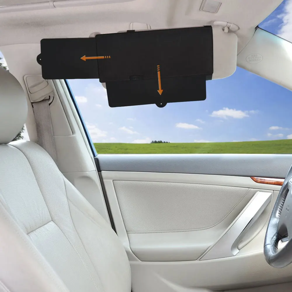 Auto Sonnenblende Extender Seite Fenster Schatten Anti Glare Außerhalb Auto Schutz Zubehör Sonnenschirm Extender Fahrer Schutzhülle – Detail 7
