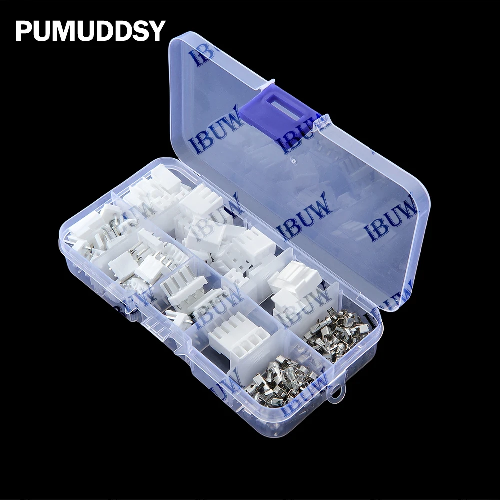 120Pcs/Box JST VH 3.96mm Male Plug Female Socket JST VH3.96 Pin Header Connector 2/3/4 Pin Plastic Housing Terminals Connector