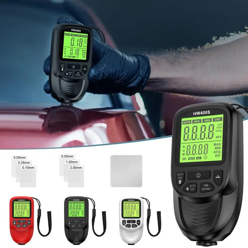 Car Paint Thickness Tester Auto Film Coating Thickness Gauge Meter Coating Test Accessories