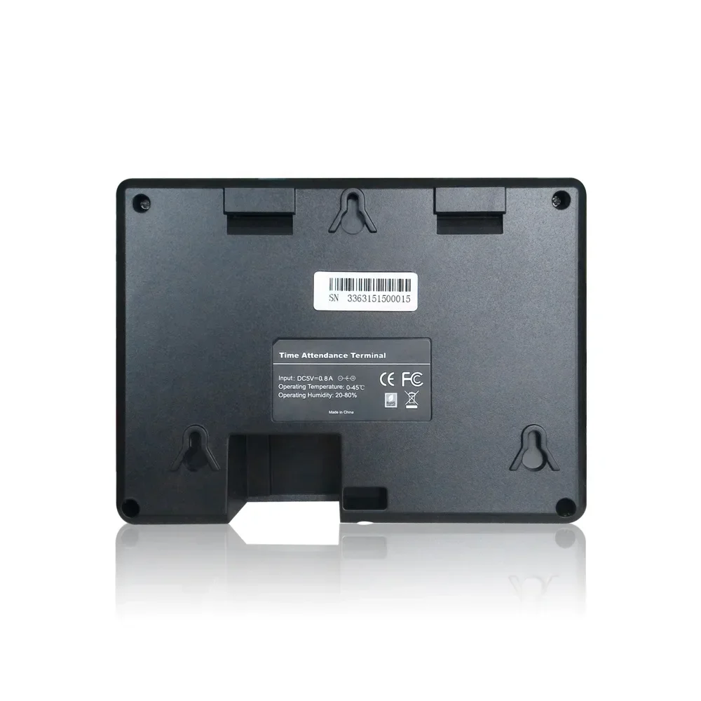 شاشة ملونة 3 بوصة ZKBiotime8.0 نظام التحكم في الوصول لبصمات الأصابع وحدة تحكم في الوصول إلى الباب البيومترية مع بطارية (T8-A)