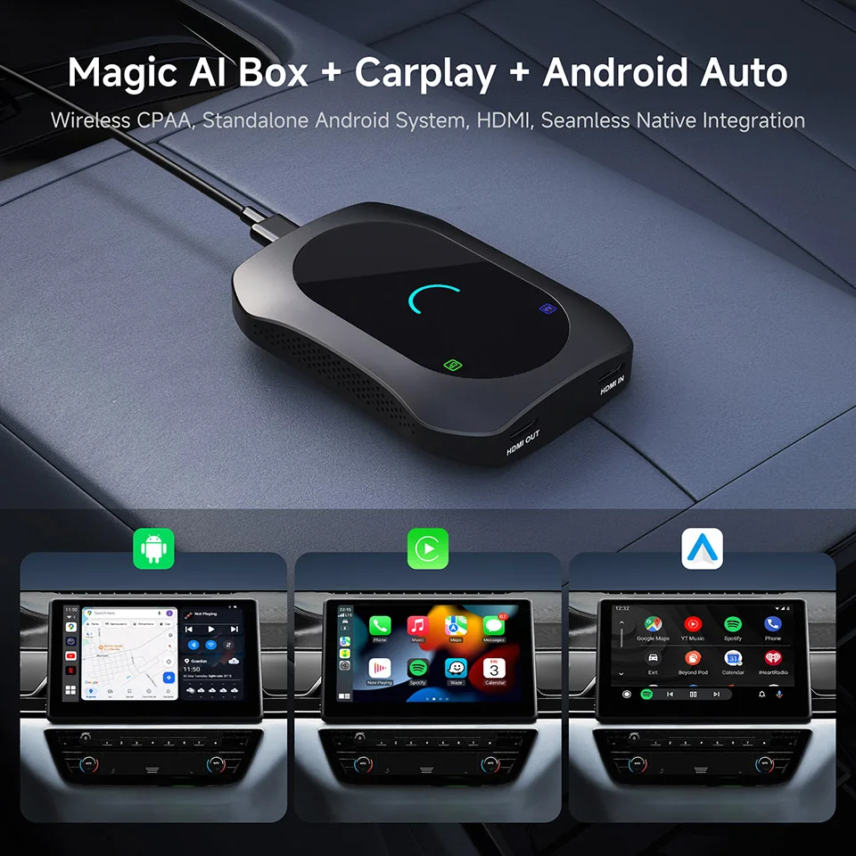 ATOTO 8-in-1 Full Android Car AI Box Smart Magic Video Box with