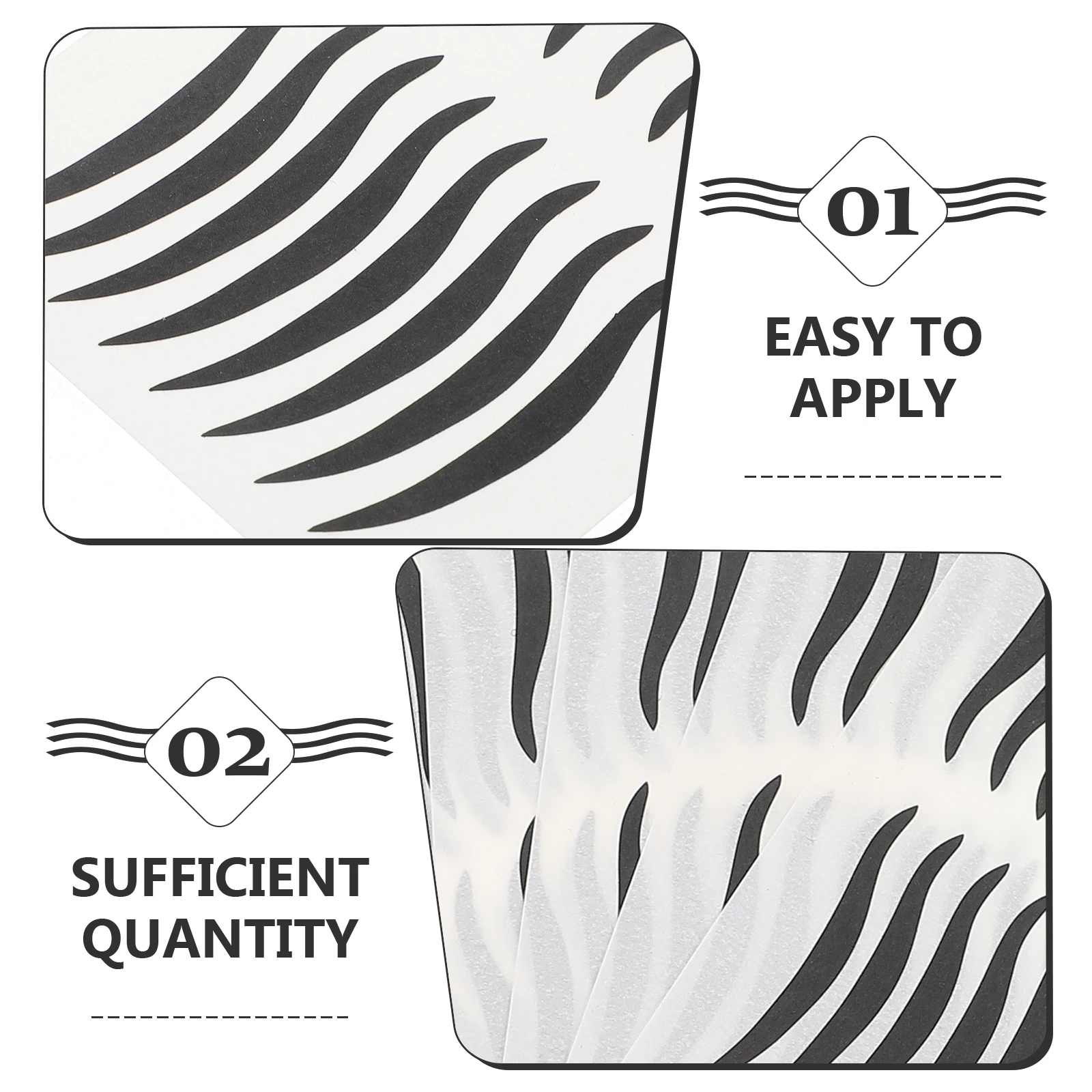 80 paar zwarte eyeliner-sticker tijdelijke oogmake-up herbruikbare waterdichte stickers voor avondfeest-podiumoptredens