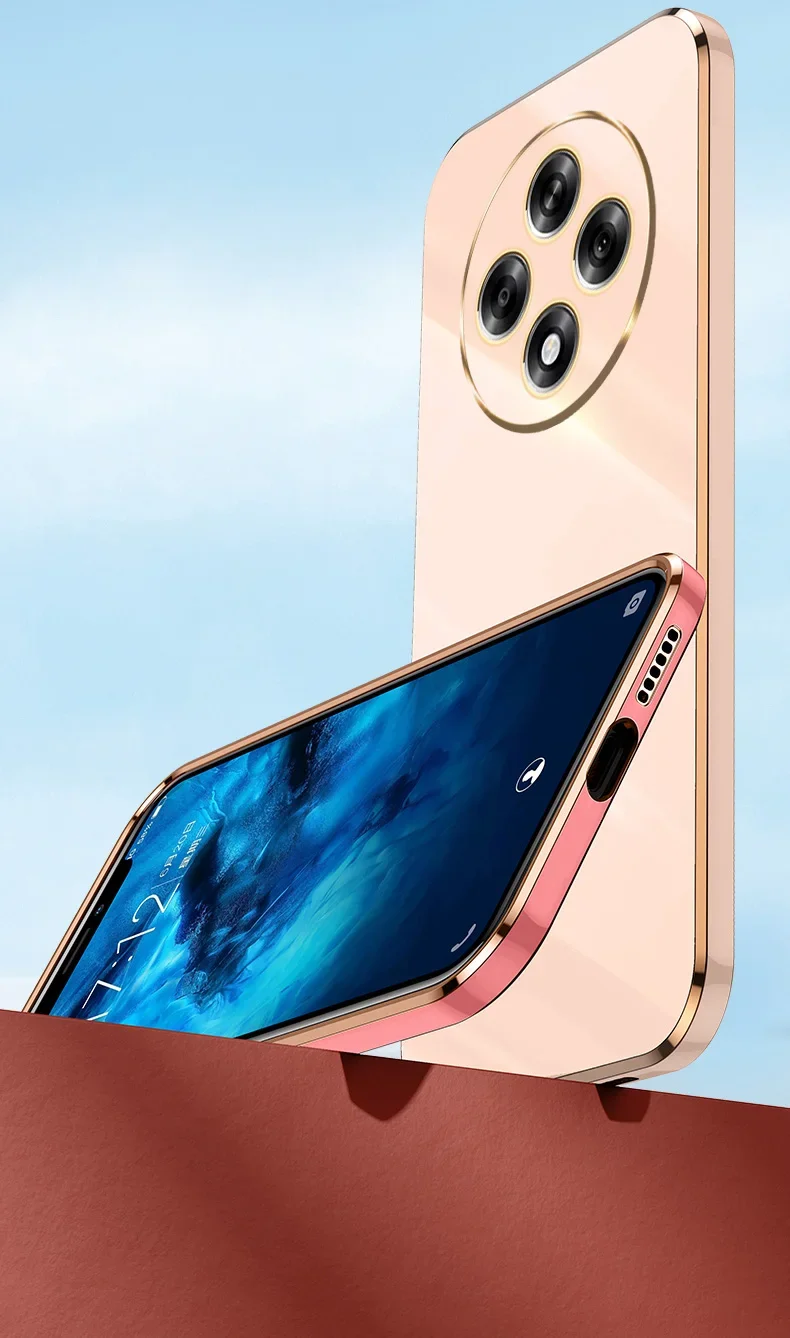 For Reno 12F Case Cover For OPPO Reno 12F 5G High Quality Soft TPU Anti-fingerprint Camera Protection Case Cover