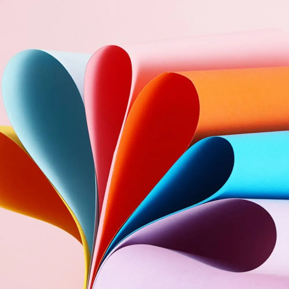 

50 Sheets A4 Handmade Colored Paper Set 10 Colors DIY Handmade Origami Montessori Handcraft Origami Handcraft Paper