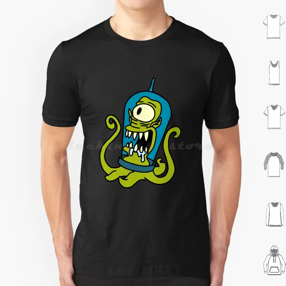 Camiseta Kodos de algodón para hombre y mujer, estampado DIY, Kang Kodos, el divertido Bart, Homer, meme de TV, años 90, Lisa, Marge, caricatura, Bart, comedia, Fox