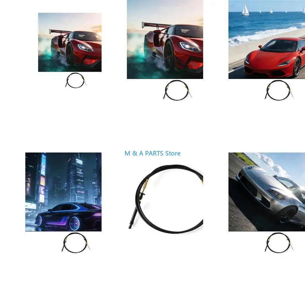 U1JF 12 Foot Control Cable for Precise Throttle Shifting in Marine Application Providing Smooth Operation 0173112 173112 12FT