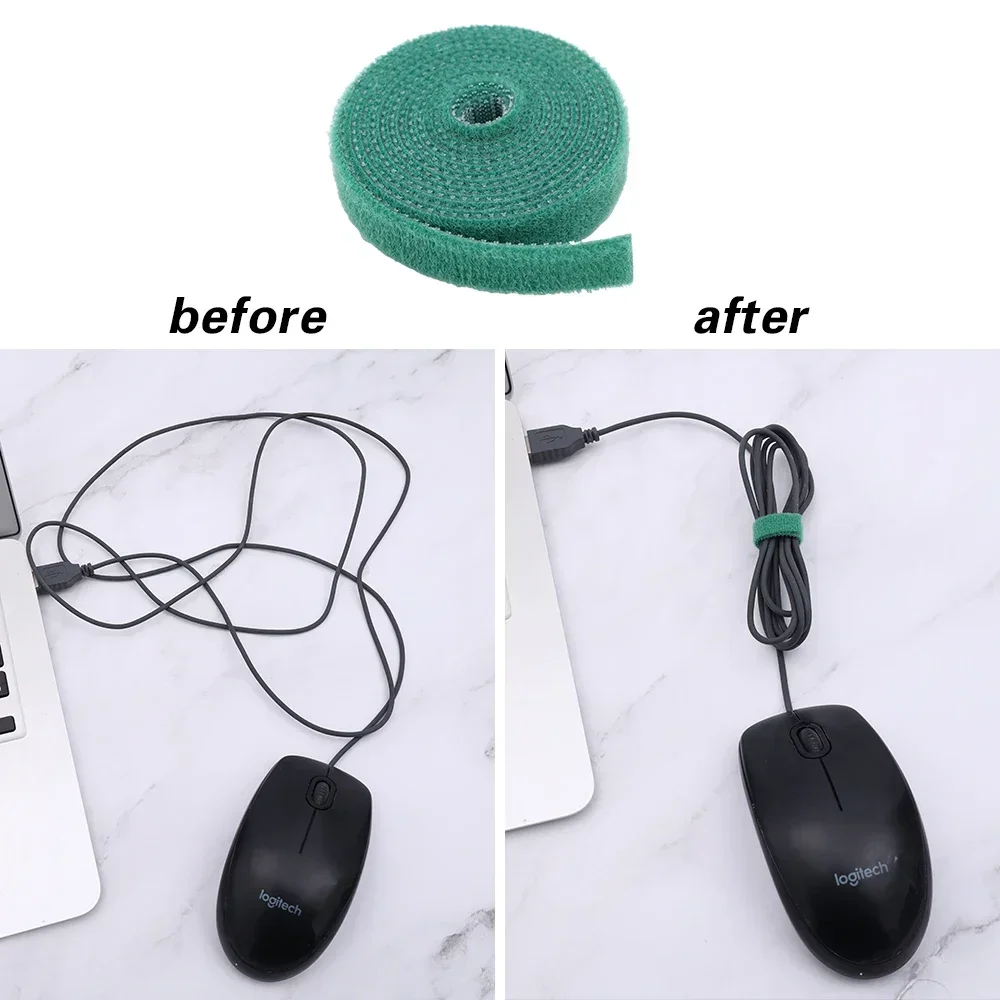 5M Nylon Pianta Fasciatura Cravatta Riutilizzabile Pianta Gancio Loop Cravatte Verde Nastro di Fissaggio Canna di Bambù Wrap Supporto Accessori Per Il Giardino di Casa