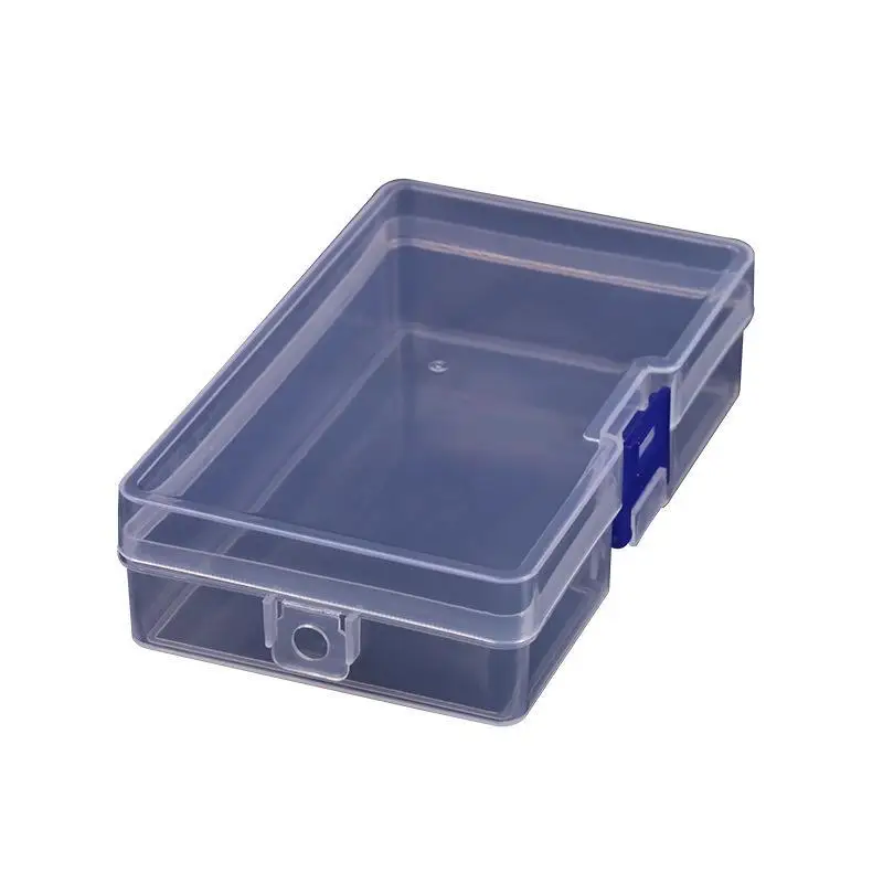 〔CCA13〕Square Plastic Transparent Storage Box Jewelry Beads Fishing Tools Accessories Small Sundries Organizer Case