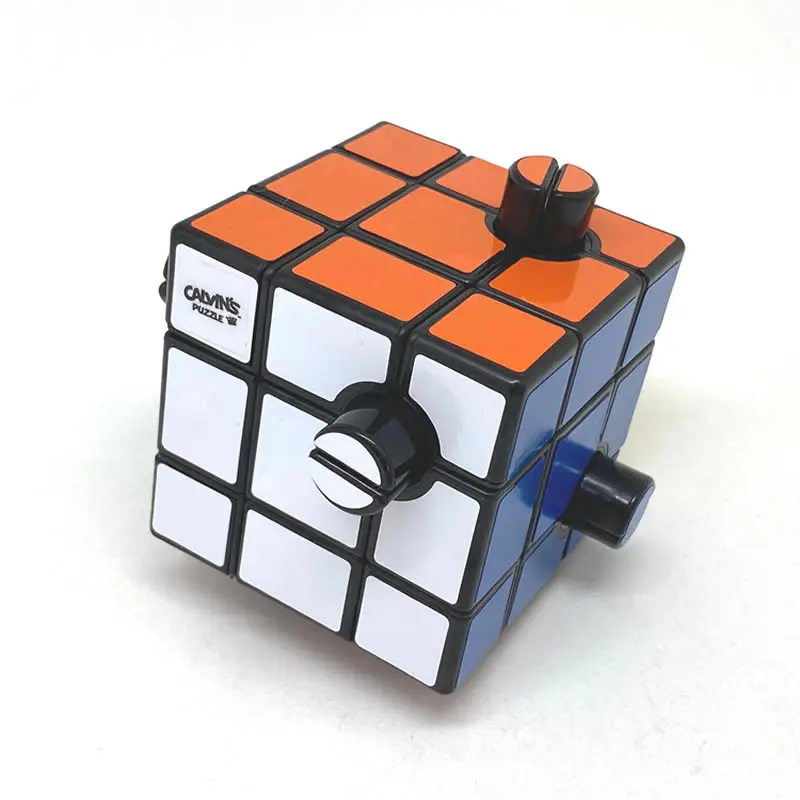 Tim Button Cube 1 Hole Calvin's Puzzles 3x3x3 Magic Cube Neo Professional Speed Twisty Puzzle Brain Teasers Educational Toys