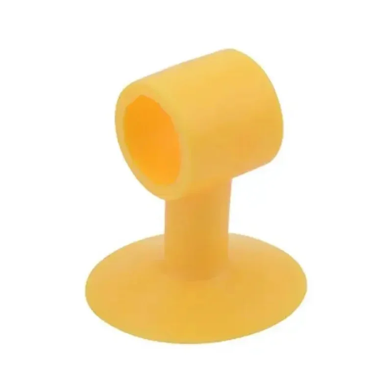 1 pz morbido silicone fermaporta anti-danno protezione della parete ventosa maniglia della porta paraurti muto proteggere le pareti mobili accessori