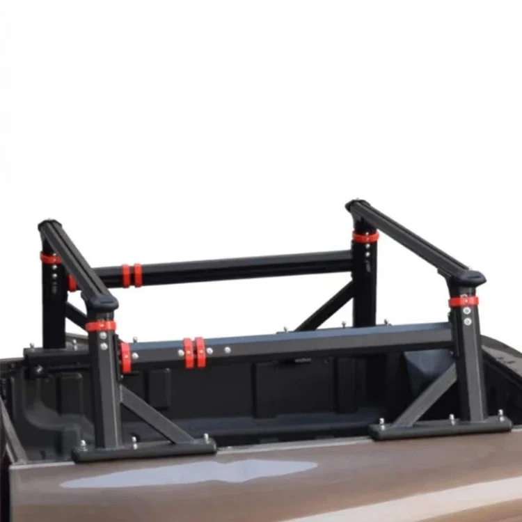 Barra Transversal de Aleación de Aluminio para Techo de Camioneta, Rieles de Techo con Cubierta Enrollable, Accesorios Exteriores para Camioneta Ford, para Toyota