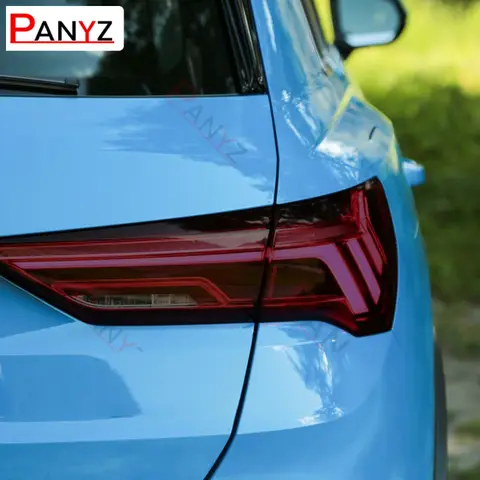 자동차 헤드 라이트 보호 필름 헤드 램프 미등 Audi Q3 F3 RSQ3 2th Sportback 2019-2023 용 투명 검정색 TPU 스티커