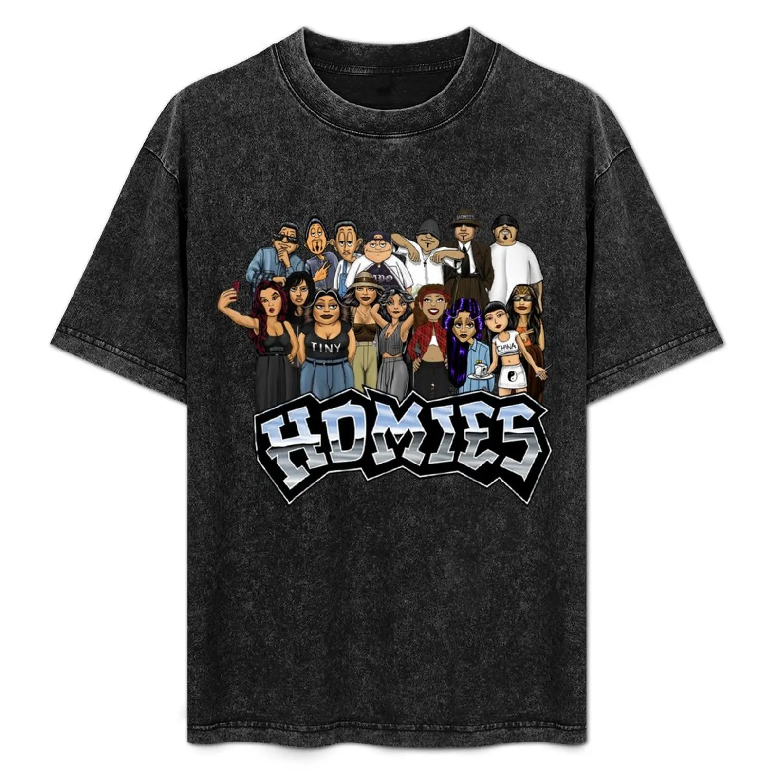 

Lil Homies 90s Chicano T-Shirt Luxury man anime t shirts mens plain t shirts