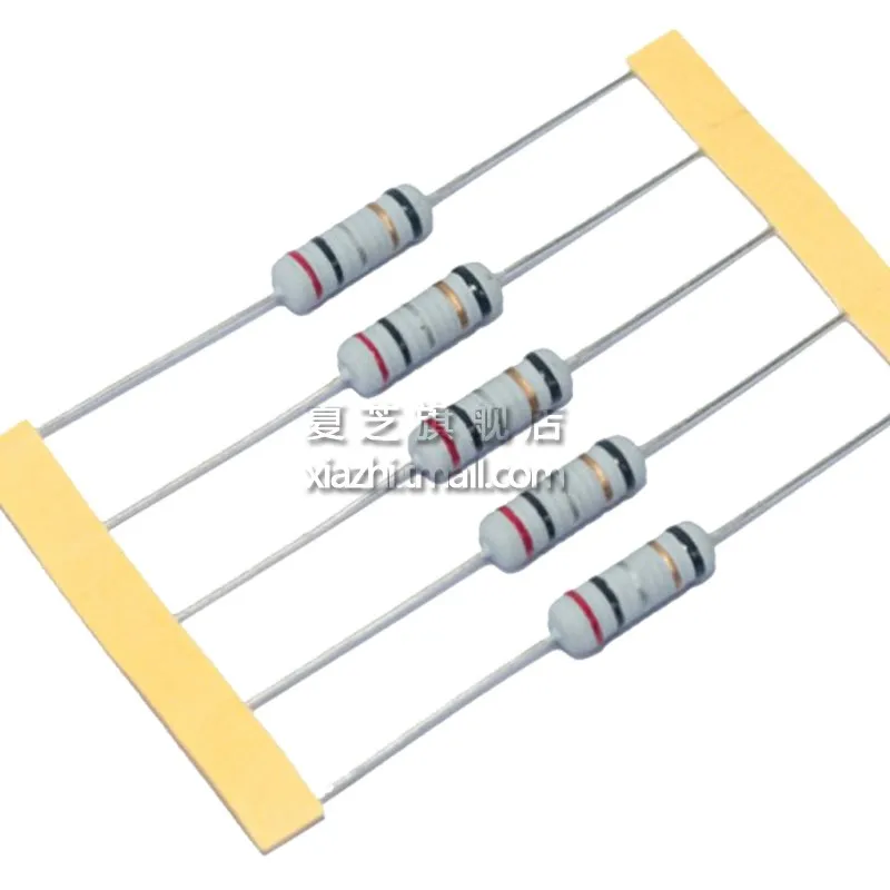 100 Stuks 1/4W Draadgewonden Zekering Weerstand Nauwkeurigheid 5% 0.1 0.22 0.5 1 2.2 3.3 4.7 R Ohm Draad Gewikkeld Resi 0.1r 0.22r 0.5r 1ohm 2r2 3r3