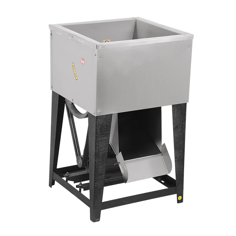 Machine de découpe automatique de blocs de poisson en conserve d'acier inoxydable