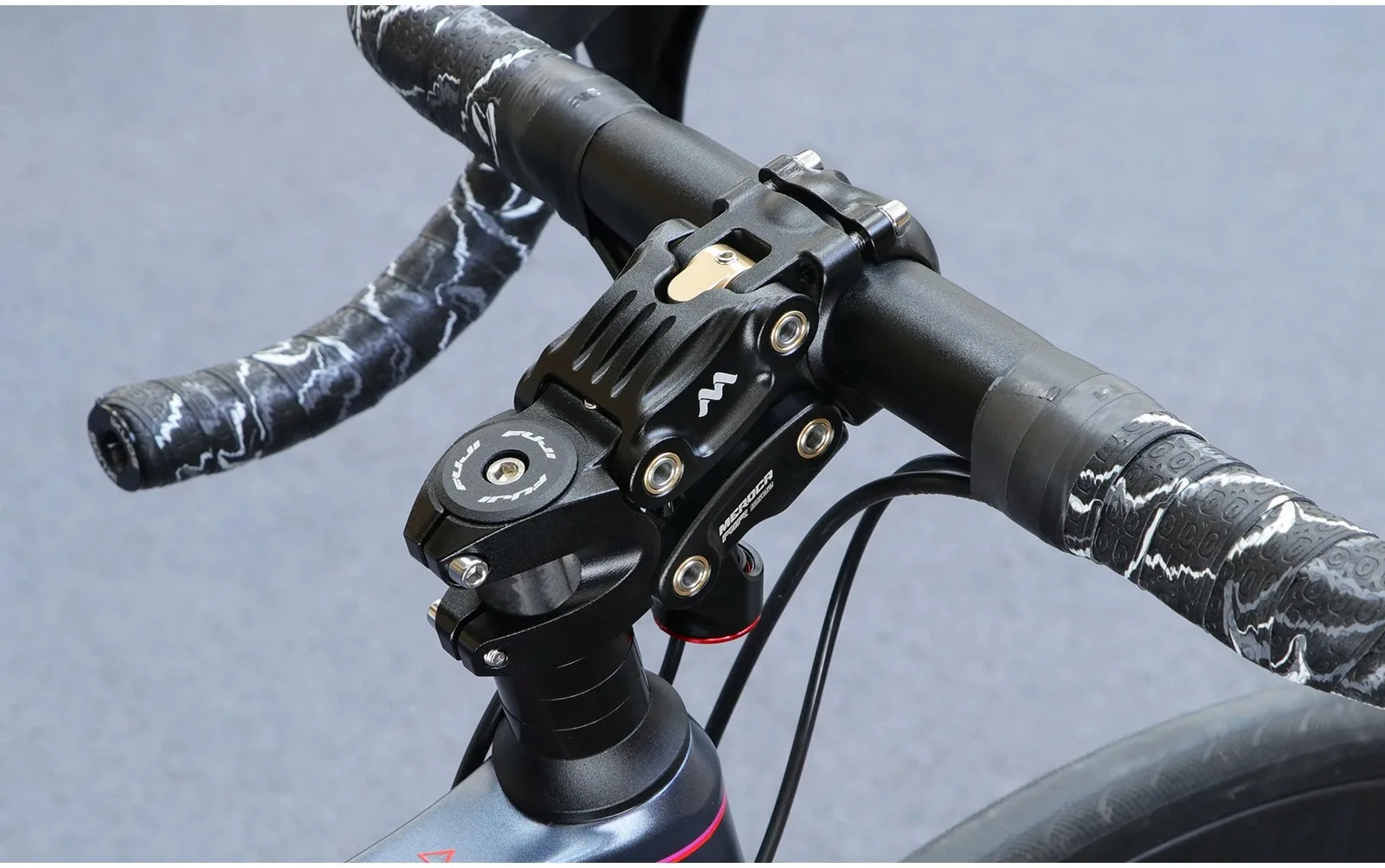 MEROCA Fahrrad-Aufhängungsvorbau, Aluminiumlegierung, Fünf-Verbindungs-Luftstoßdämpfer, XC\Mtb\Road Mountainbike-Riser, Vorbauten – Detail 18
