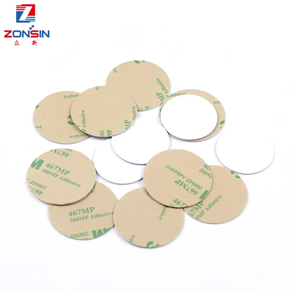 100pcs 125 Khz RFID ID Sticker Writable Coin Cards Label EM4305 T5577 Chip For Access Control Rewritable