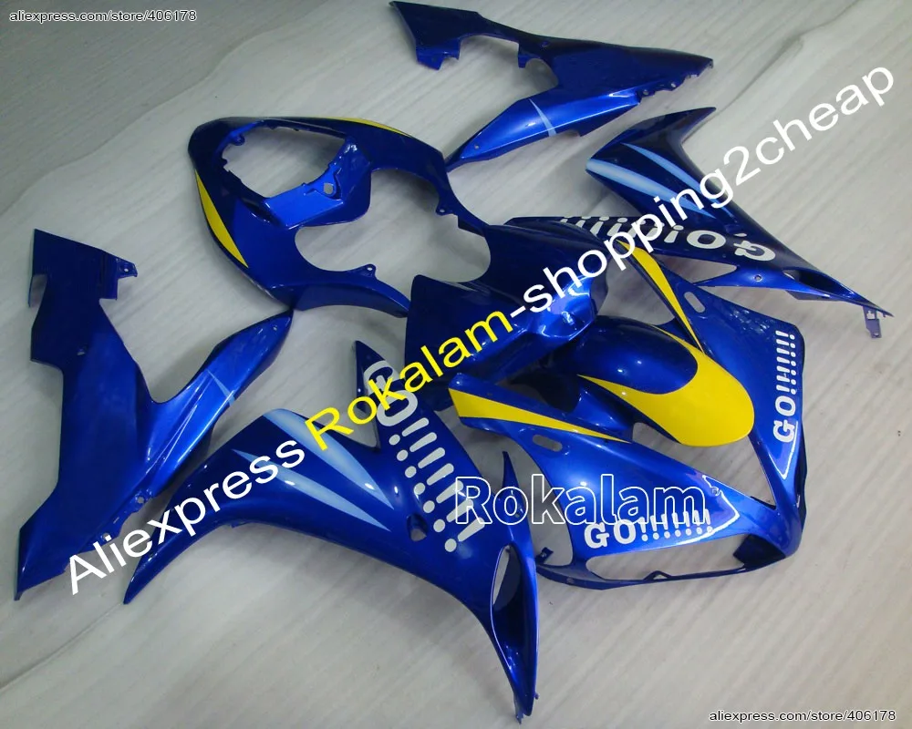 

YZF1000 R1 04-06 ABS Motorbike Fairings For Yamaha YZF R1 2004 2005 2006 Blue Race Bike Bodykits (Injection Molding)