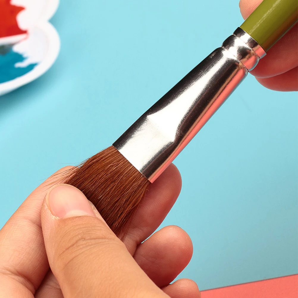 

12Pcs Painting Brush Set Multi-Purpose Oil Watercolor Acrylic Gouache for Kids Students Artists Beginners Kids Oil Painting