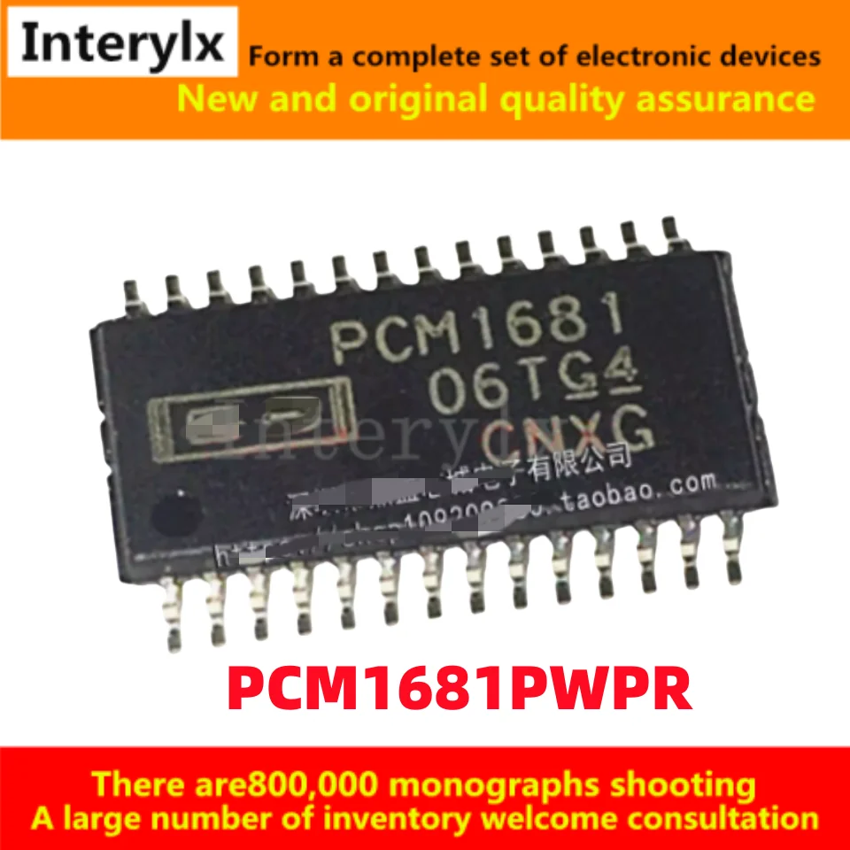 

1Pcs/Lot New original PCM1681PWP PCM1681PWPR PCM1681 HTSSOP-28 audio digital-to-analog converter