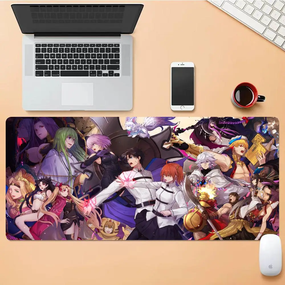 Pc Gaming Laptops Fate Grand Order Gamer Keyboard Pad Mouse Pads Deskmat Computer Accessories Non-slip Mat Mausepad Mousepad Xxl