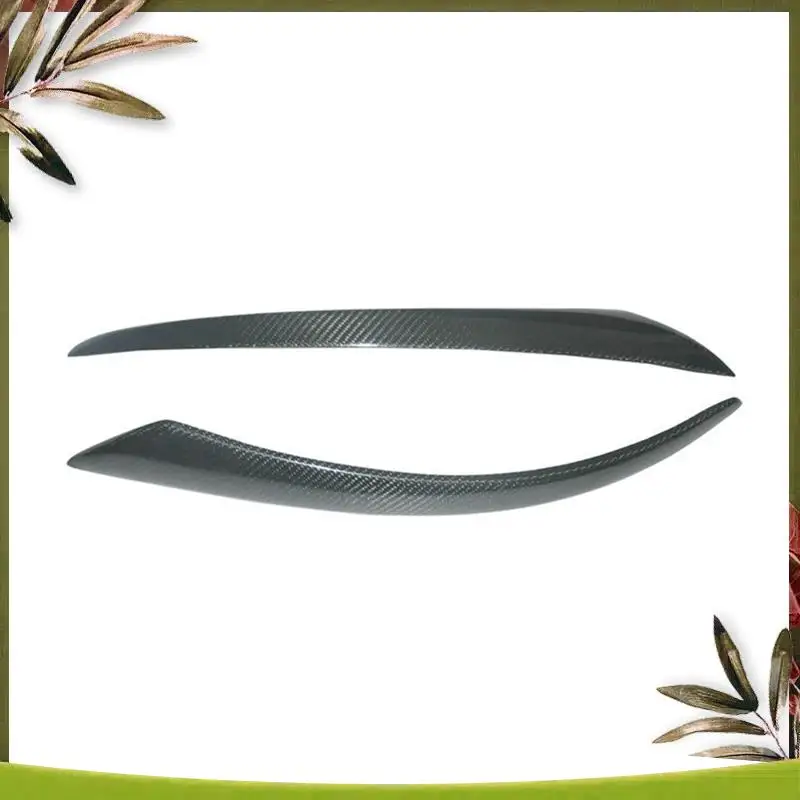 

AB98-Car Front Bumper Headlight Eyelid Eyebrow Lamp Trim For Volvo S40 V50 2004-2012 Replacement