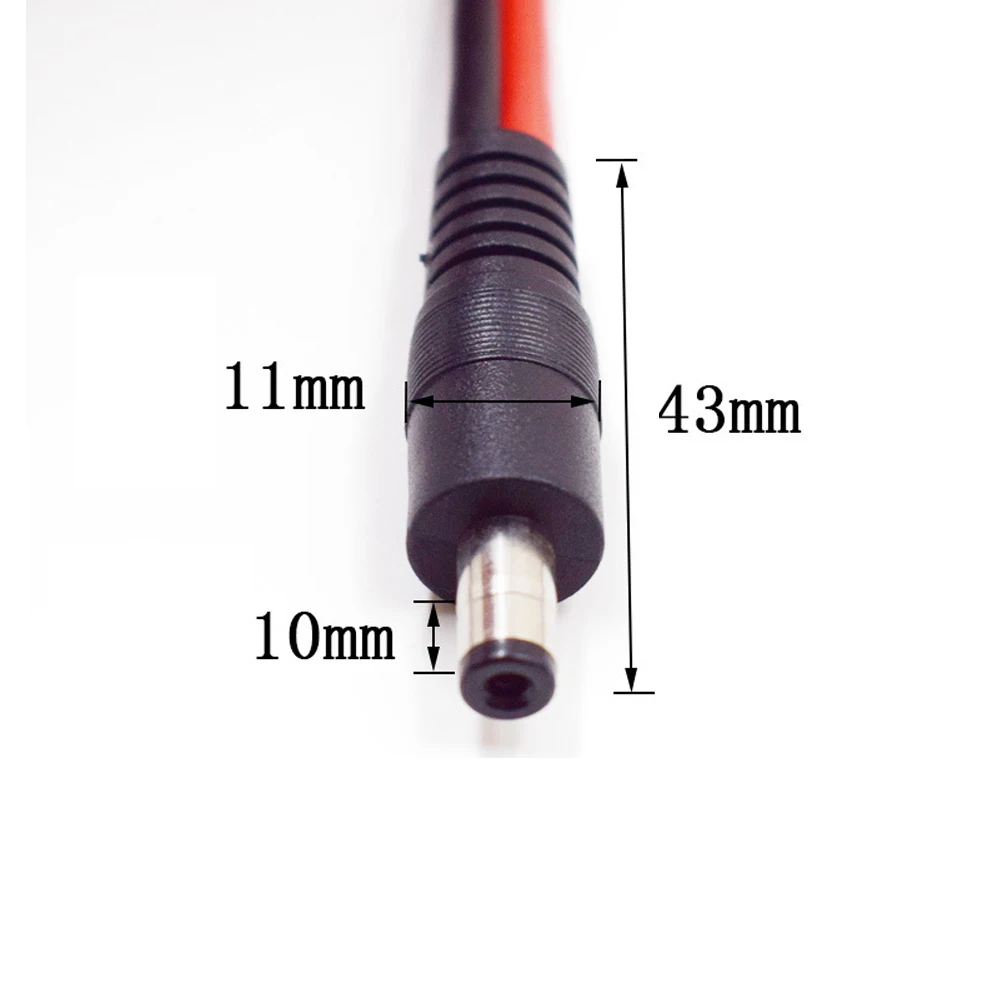 

16AWG DC Power Plug Cable 5.5x2.1mm Female to Male Adapter Connector Cable 12V 10A 120W Power High Current Extension Cord 1.5m