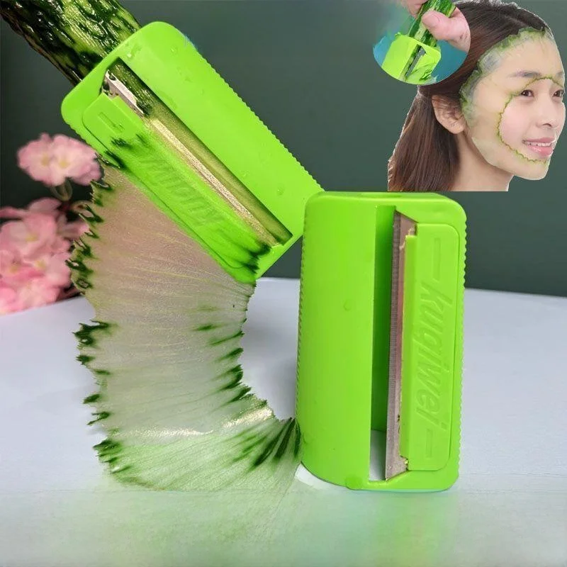 Cortador de pepino de gran tamaño, herramienta duradera para pelar en la cocina, para el cuidado facial, para pelar la piel, para uso doméstico, multifuncional