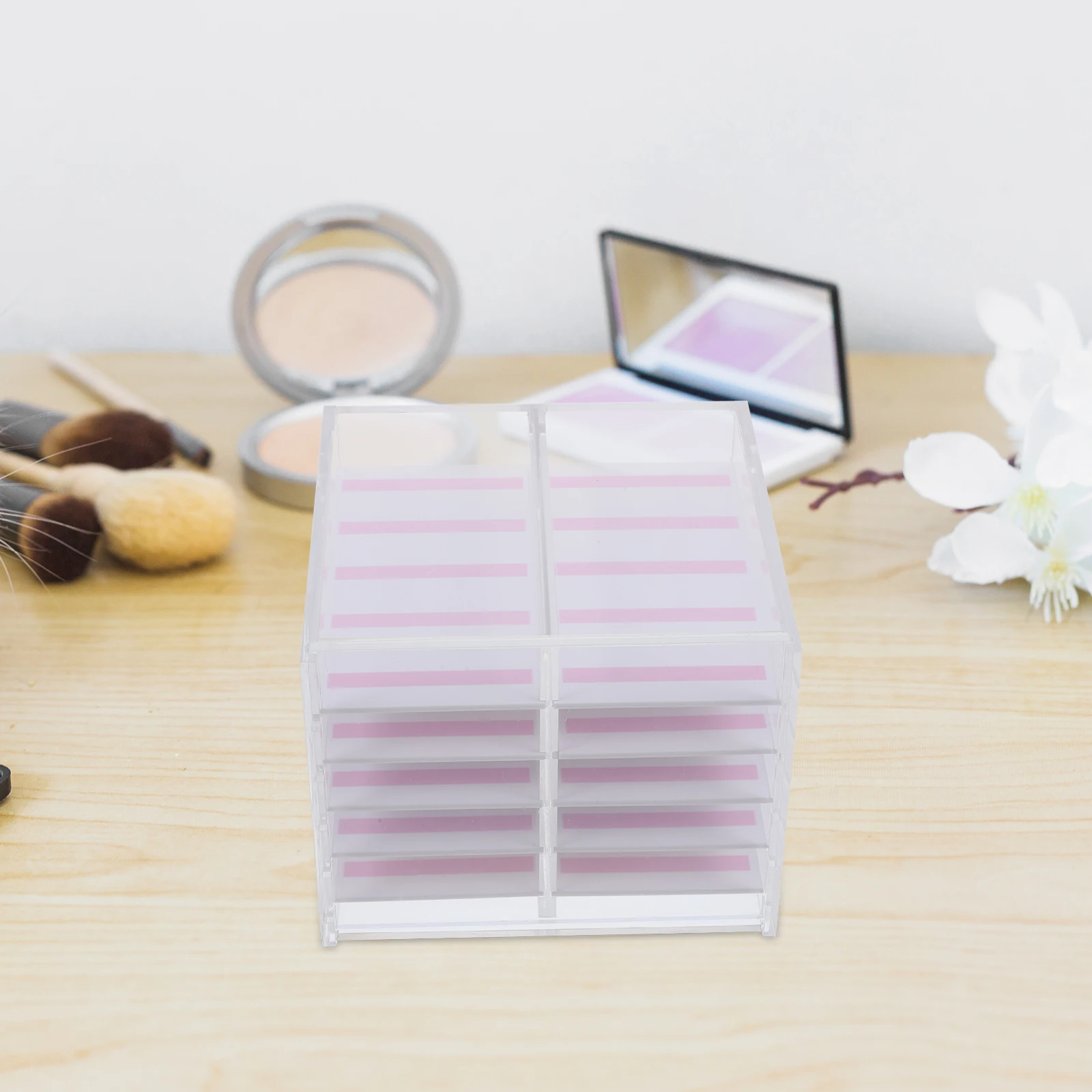 

5 Layers Acrylic Nail Art Storage Display Box Large Capacity Transparent Hard Dust proof Manicure ganizer Container Salon Use