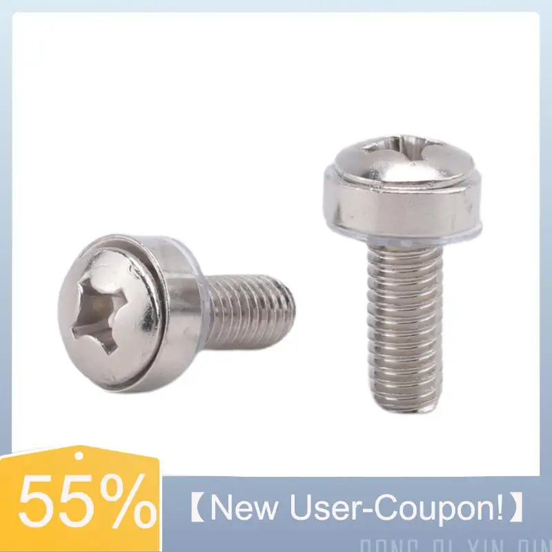 【Entrega rápida】50 conjuntos de porcas de gaiola de hardware de furo quadrado m6 e arruelas de parafusos de montagem para rack de servidor e gabinete (m6 x 20mm) (parafuso + wa
