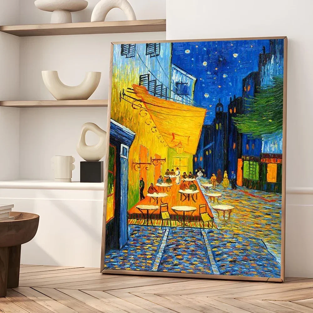 Vincent Van Gogh Paintings HD Print Almond Blossoms The Starry Night Sunflowers Poster Abstract Canvas Painting Wall Art Decor