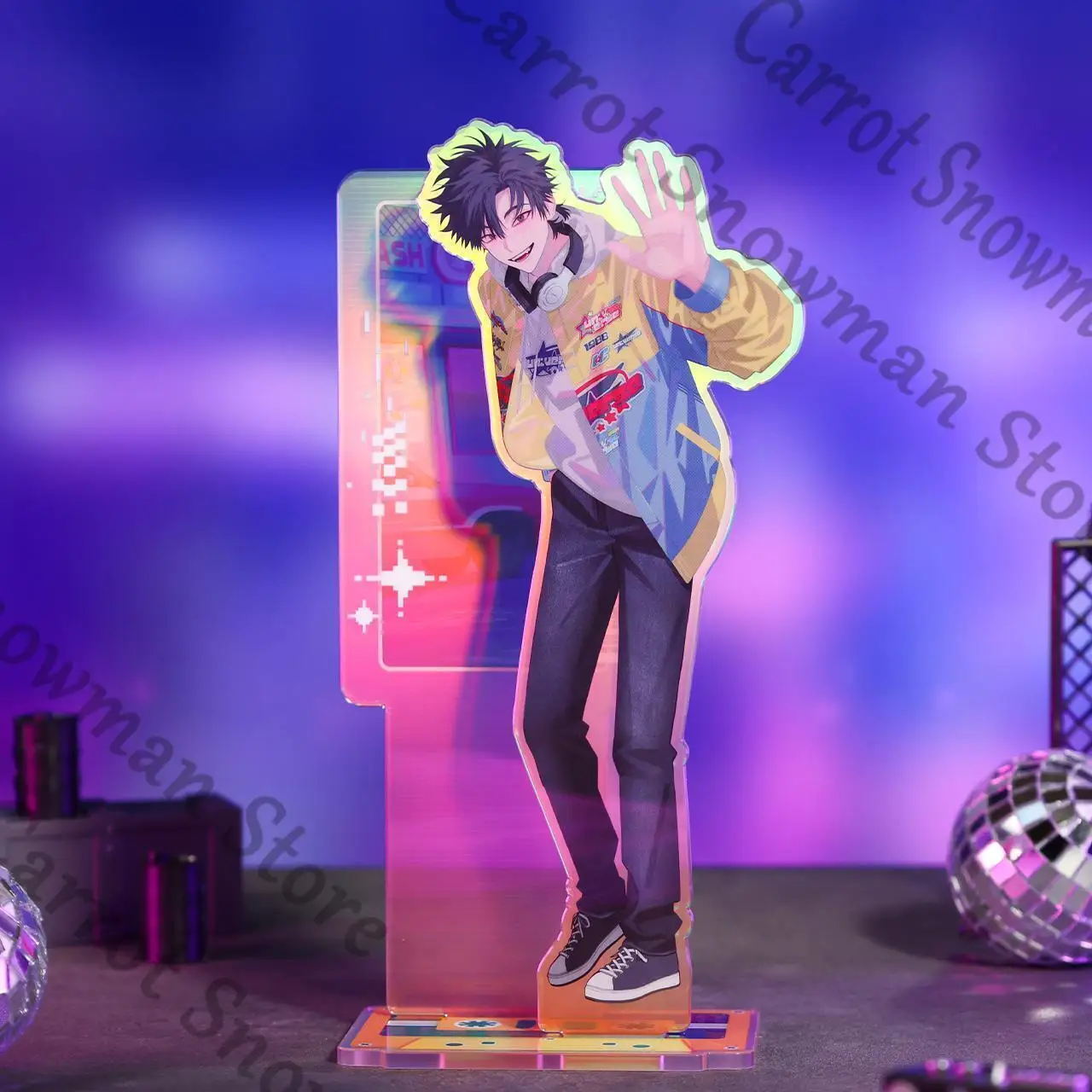 링크 클릭 Lucas Charles Qiao Ling 애니메이션 스탠딩 보드 로그인 Cospaly 장식 만화 선물