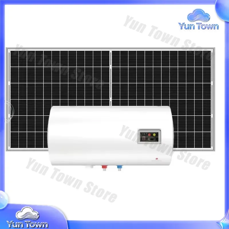200L Rooftop Installation AC Solar Electric Water Heater for Photovoltaic PV Solar Water Heater System Home Use Outdoor
