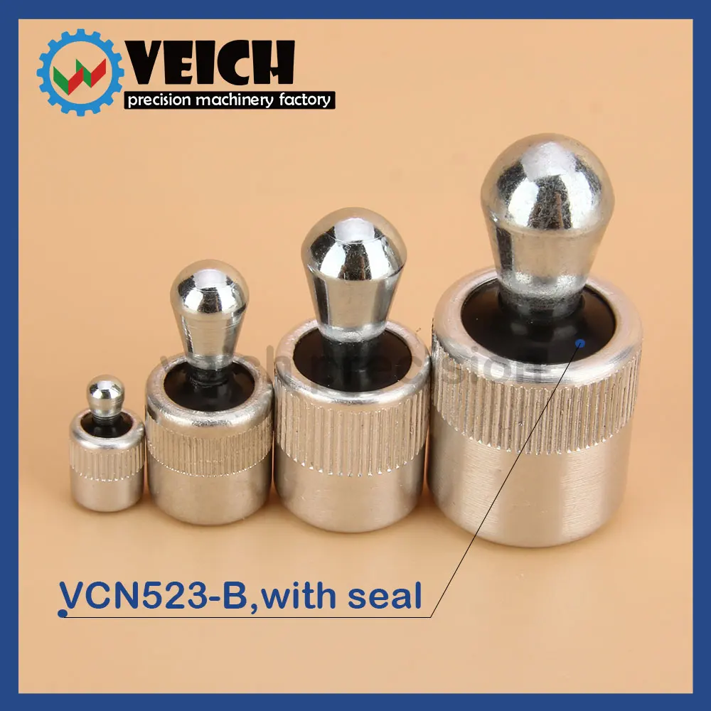 Veich Quick Shipping VCN523 Single Action Operated Quick Pin Plunger Press Fit Aluminum Spring Plunger