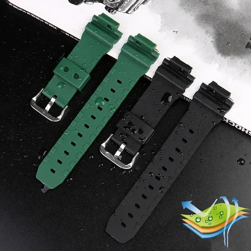 For G-SHOCK 5611 ga2100 rubber strap CasiOak GA-2100/2110 GM-2100 Watch Band Silicone Men and Women Bracelet Accessories 16mm