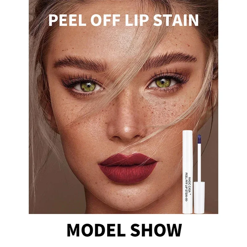 Water Proof Peel Off Lip Gloss Matte Velvet Non-stick Cup Liquid Lipstick Long Lasting Tattoo Dyed Lip Tint Tear Pull Lip Mask