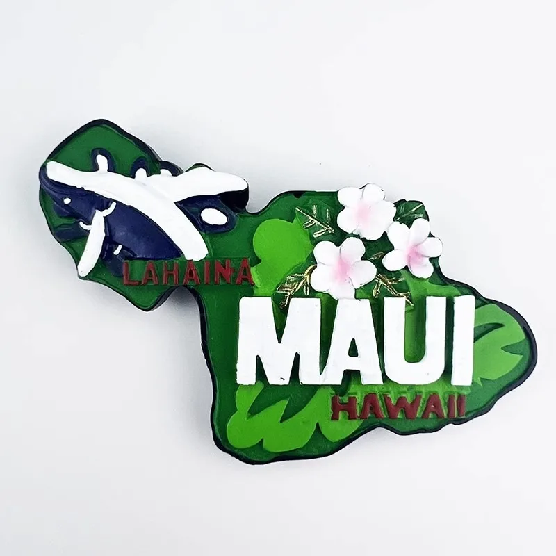 United States Fridge Magnets Saipan Waikiki Beach Kauai Maui Hawaii Travelling Souvenirs America Refrigerator Stickers Gifts