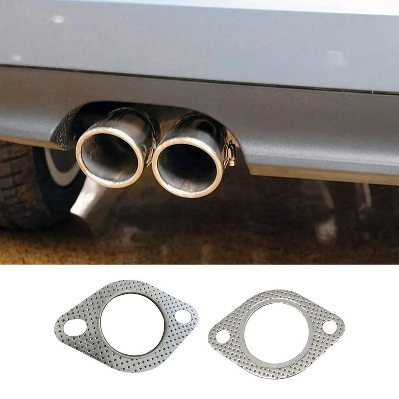 Exhaust Pipe Gasket High-Temperature 2-Bolt Interface Gasket High Temperature Graphite 2-Bolt Interface Gasket For Exhaust Pipes