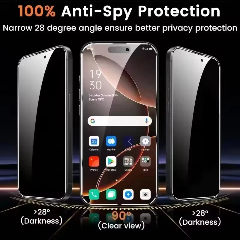 Anti-Peeping Tempered Glass Screen Protector for Google Pixel 9 10 Pro XL 7 8 Pro 6A 7A 8A 9A 10A Easy Installation Privacy Film