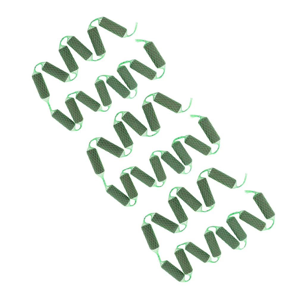 3Pcs Floral Foam Garland Arch Door Flower Holder Blocks Wedding Tabletop Arrangement Fresh Silk Flowers Lightweight 2.3m